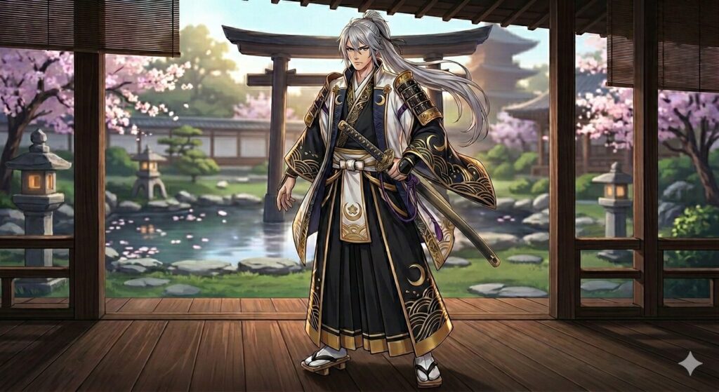 日本刀を擬人化したイメージ