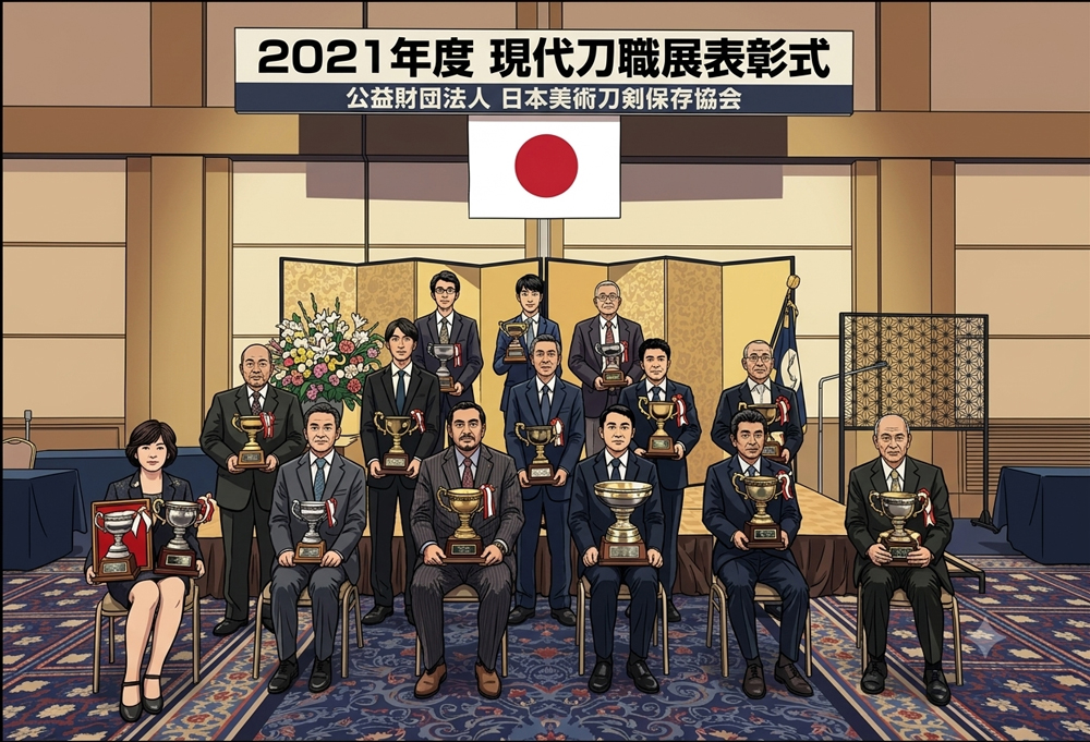 現代刀職展のイメージイラスト
