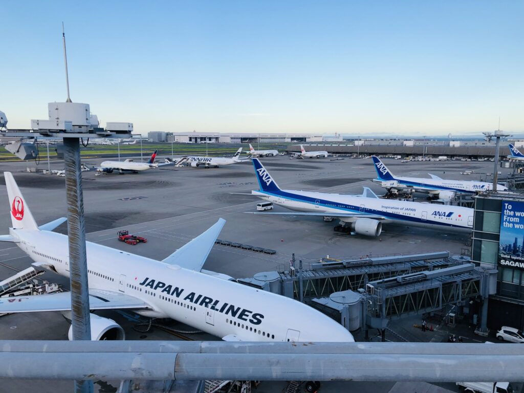 飛行機の写真